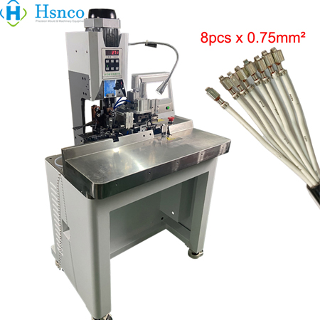 Automatic Flat Wire Stripping & Terminal Crimping Machine